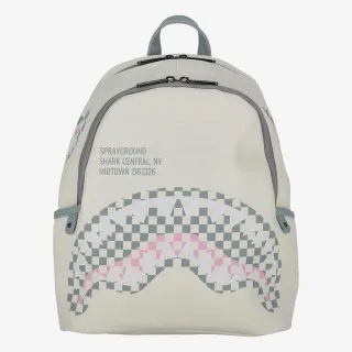 Sprayground Ranac CREAM CHECK SHARK CENTRAL SAVAGE 
