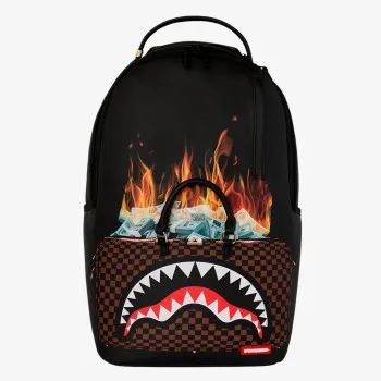 Sprayground Ranac BAG OF MONEY ON FIRE BACKPACK 