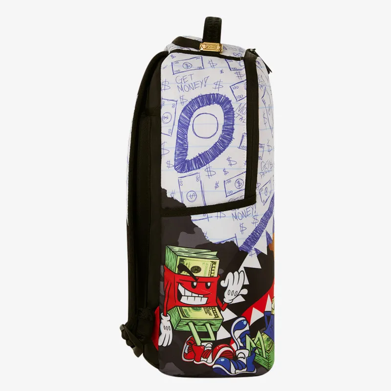Sprayground Ranac MEAN MONEY COLLAGE BACKPACK 
