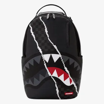 Sprayground Ranac CENTER RIP REVEALING GRAY CHECK BP 
