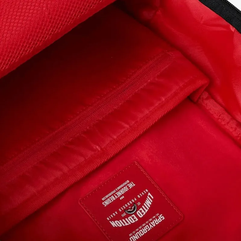 Sprayground Ranac CENTER RIP REVEALING GRAY CHECK BP 