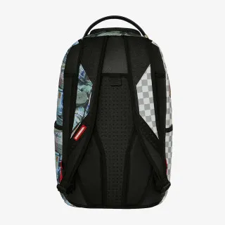 Sprayground Ranac CREAM CHECK FULL OF CASH BACKPACK 