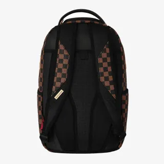 Sprayground Ranac EMBOSSED CHECK BROWN BACKPACK 