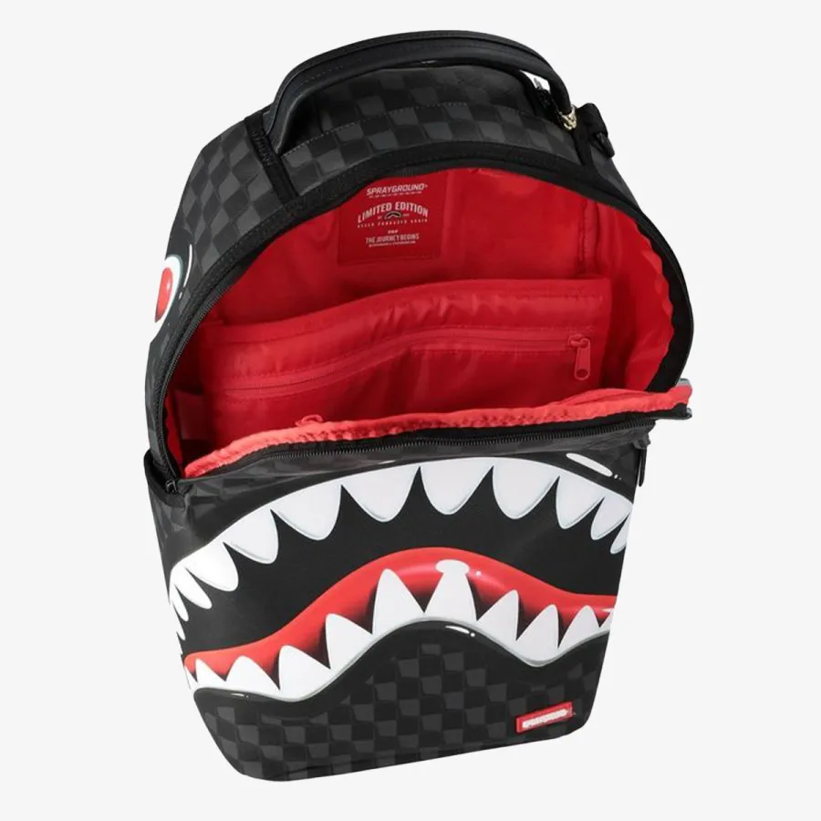 Sprayground Ranac SHARKS IN PARIS BALLOON BLACK BACKPACK 