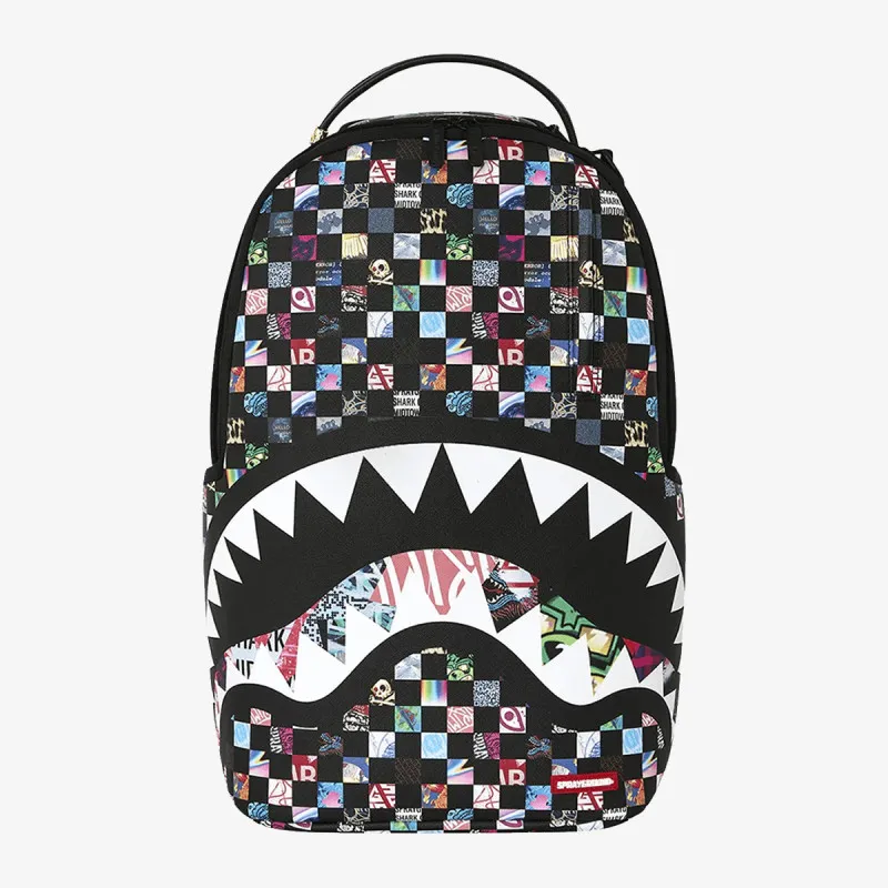 Sprayground Ranac CRAZY CHECK BACKPACK 