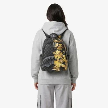 Sprayground Ranac GOLD FLORAL REMIX SAVAGE BACKPACK 