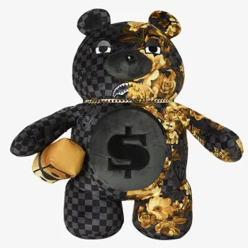 Sprayground Ranac GOLD FLORAL REMIX MONEYBEAR BACKPACK 