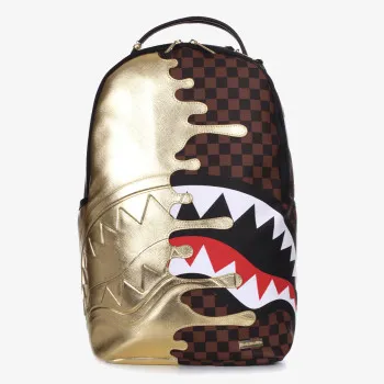 Sprayground Ranac SHARKS IN PARIS GOLD DRIP BACKPACK 