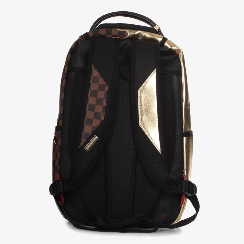 Sprayground Ranac SHARKS IN PARIS GOLD DRIP BACKPACK 