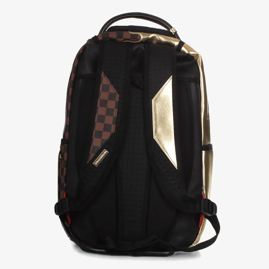 Sprayground Ranac SHARKS IN PARIS GOLD DRIP BACKPACK 
