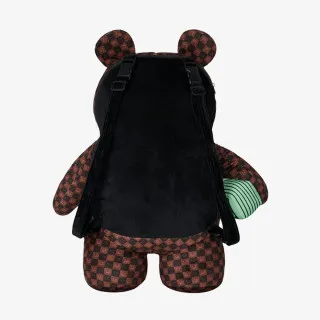 Sprayground Ranac SHARKS IN PARIS WTF BUBBLE BROWN CHECK M 