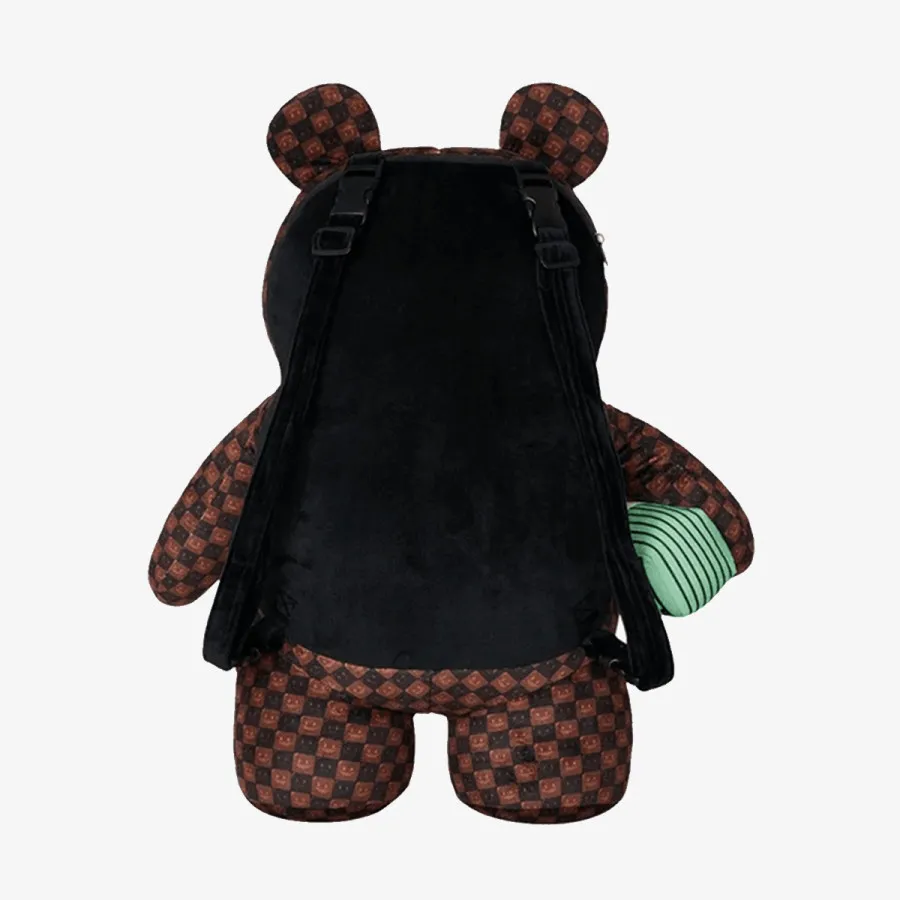 Sprayground Ranac SHARKS IN PARIS WTF BUBBLE BROWN CHECK M 