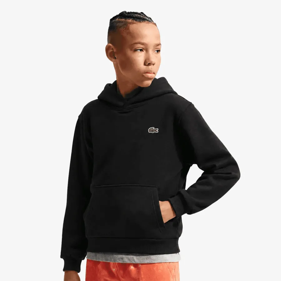Lacoste Dukserica LCB CORE FLEECE PULLOVER HOODI 