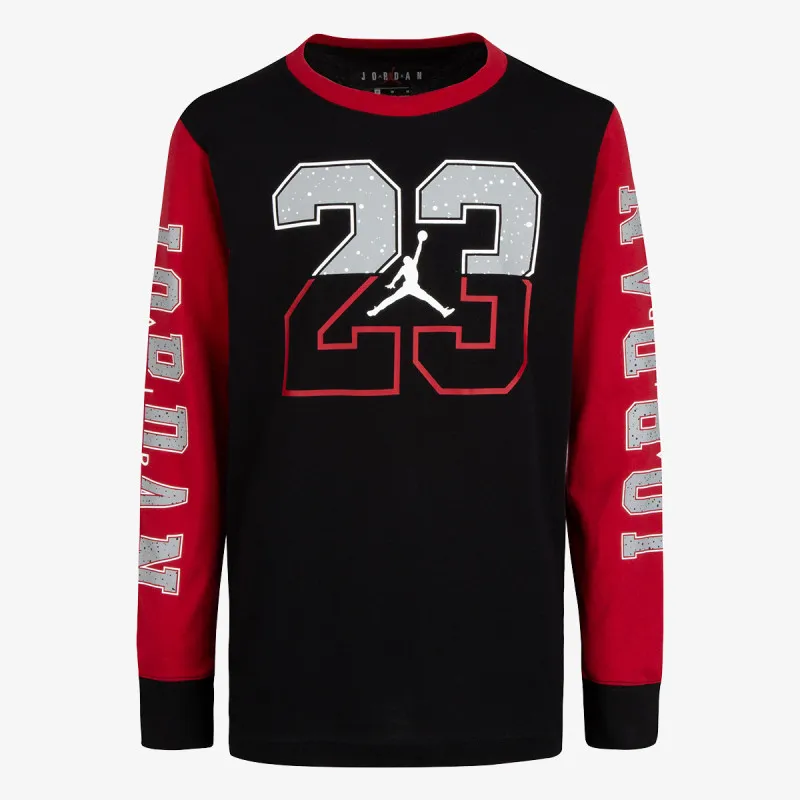 Nike Majica dugih rukava JORDAN  JDB 23 SPLIT SPECKLE LS TEE 