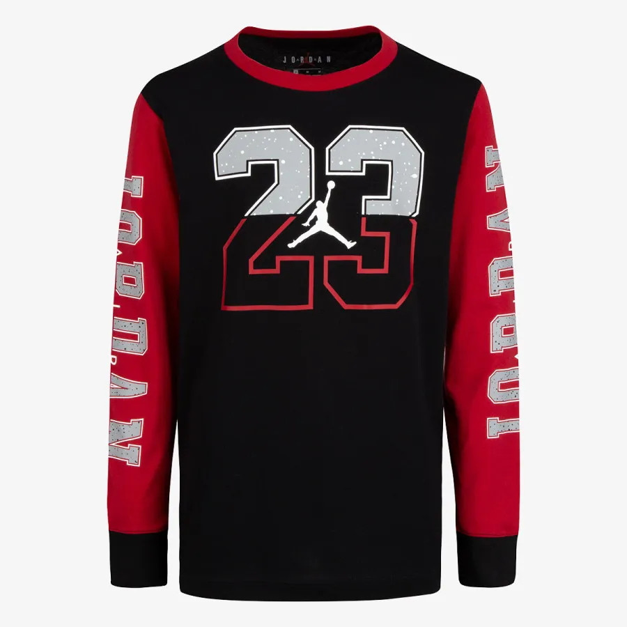 Nike Majica dugih rukava JORDAN  JDB 23 SPLIT SPECKLE LS TEE 