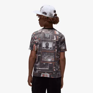 Nike Majica JDB MJ FLT ESS AOP SS TEE 