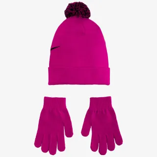Nike Set NAN SWOOSH POM BEANIE GLV SET 