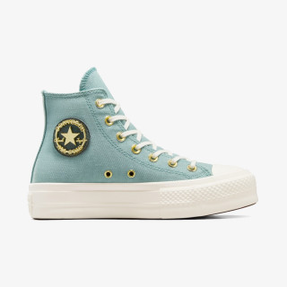 Converse Patike CHUCK TAYLOR ALL STAR LIFT PLATFORM GOLD 