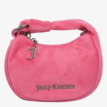 Juicy Couture Torba Blossom Micro Hobo Polyester Super Pink 