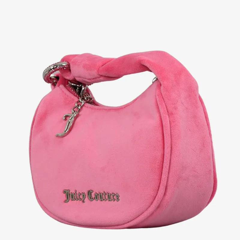 Juicy Couture Torba Blossom Micro Hobo Polyester Super Pink 