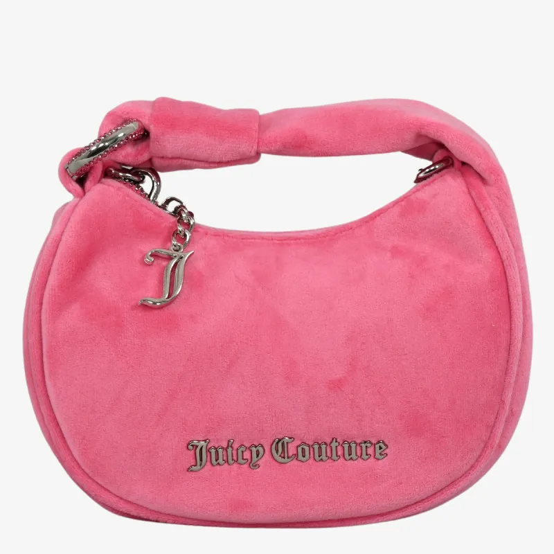 Juicy Couture Torba Blossom Micro Hobo Polyester Super Pink 