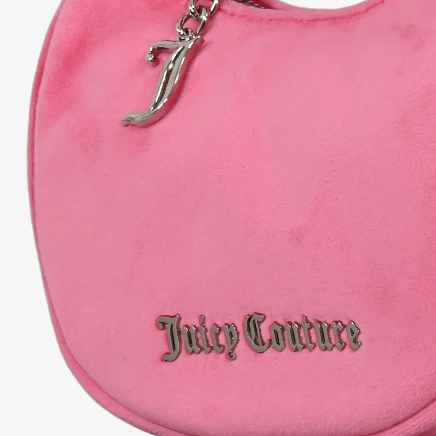 Juicy Couture Torba Blossom Micro Hobo Polyester Super Pink 