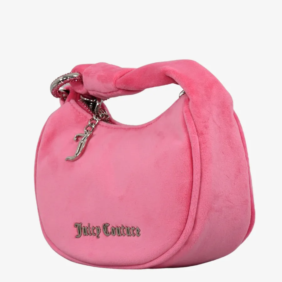 Juicy Couture Torba Blossom Micro Hobo Polyester Super Pink 
