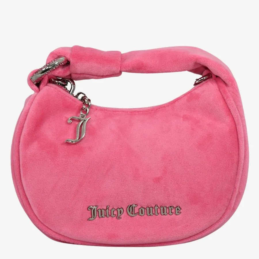 Juicy Couture Torba Blossom Micro Hobo Polyester Super Pink 