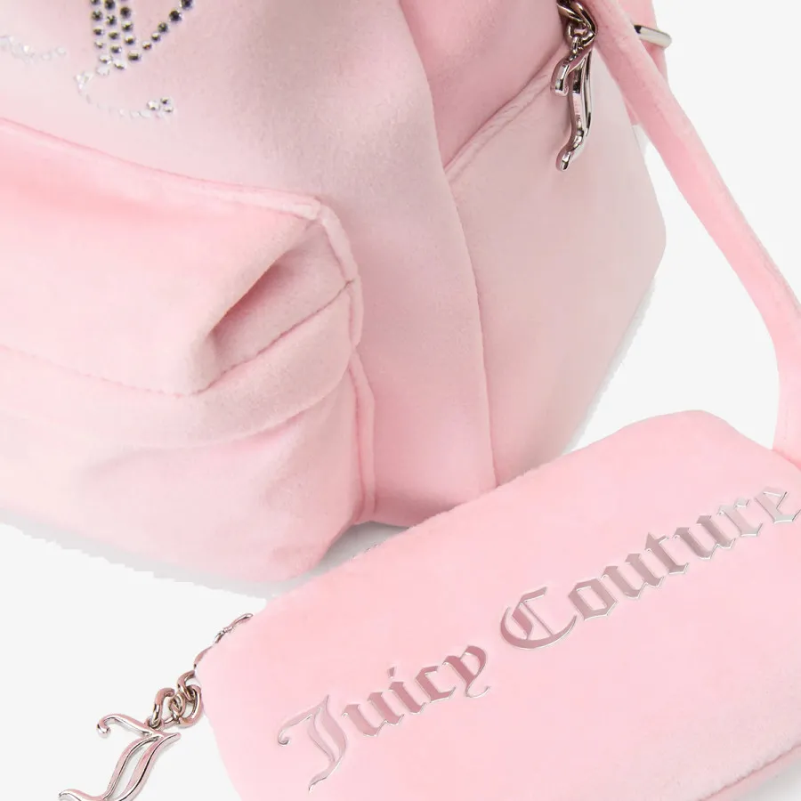 Juicy Couture Ranac Kimberly Backpack Polyester Juicy Pink 