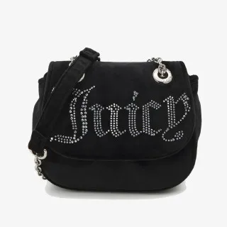 Juicy Couture Torba Kimberly Crossbody w/ Fla Polyester Blac 