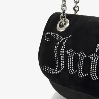 Juicy Couture Torba Kimberly Crossbody w/ Fla Polyester Blac 