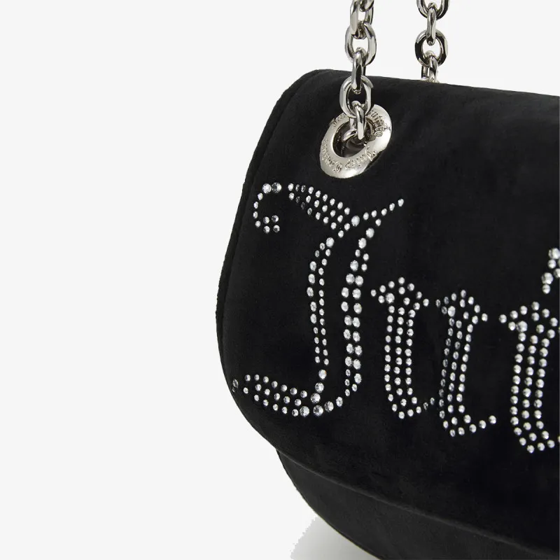 Juicy Couture Torba Kimberly Crossbody w/ Fla Polyester Blac 