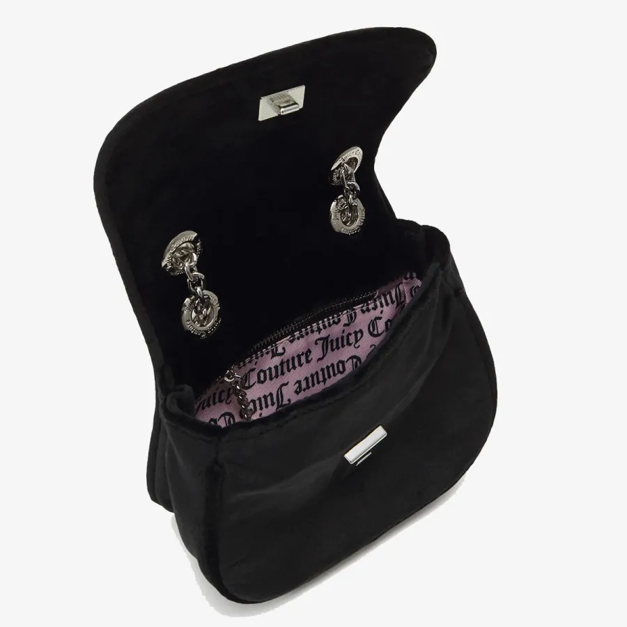 Juicy Couture Torba Kimberly Crossbody w/ Fla Polyester Blac 