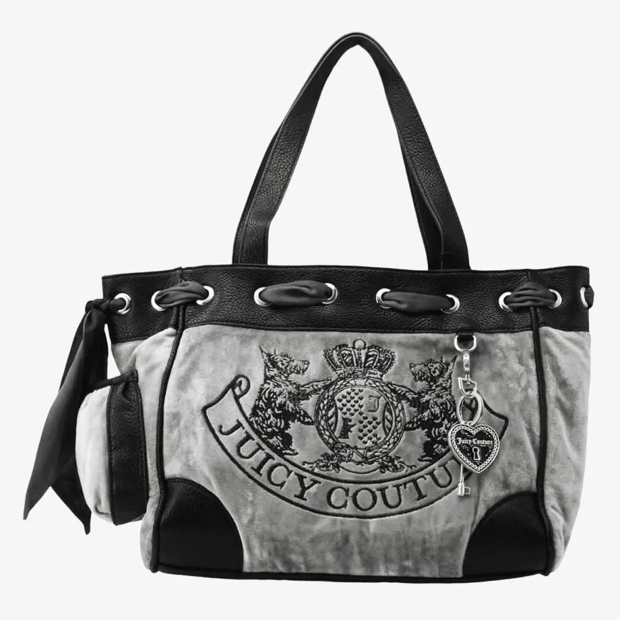 Juicy Couture Torba Daydreamer L. Duoble Hand Cotton/ PU Gre 
