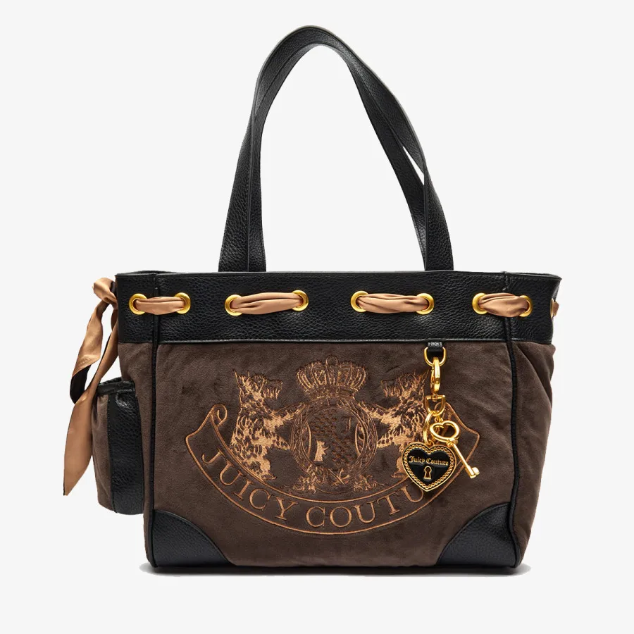 Juicy Couture Torba Daydreamer L. Duoble Hand Cotton/ PU Cho 
