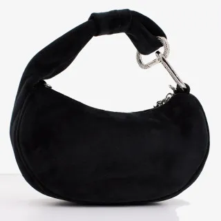 Juicy Couture Torbica Blossom Small Hobo Bag Polyester Black 