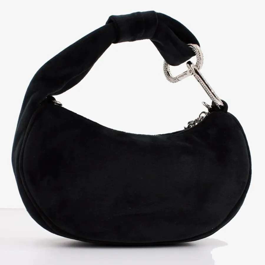 Juicy Couture Torbica Blossom Small Hobo Bag Polyester Black 