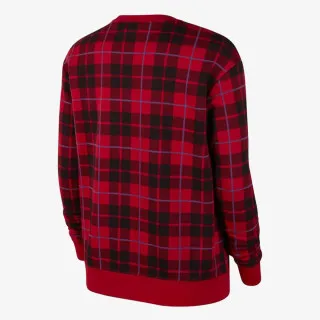 Nike Majica dugih rukava W NSW CREW FLC AOP PLAID 