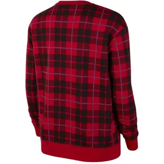 Nike Majica dugih rukava W NSW CREW FLC AOP PLAID 