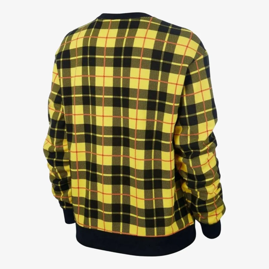 Nike Majica dugih rukava W NSW CREW FLC AOP PLAID 