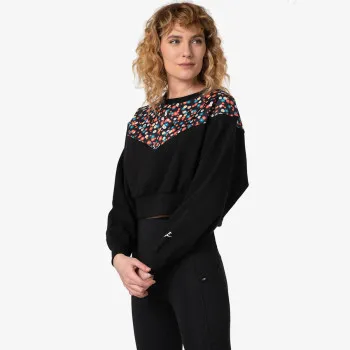 Nike Dukserica W NSW HRTG CREW FLC FLORAL 