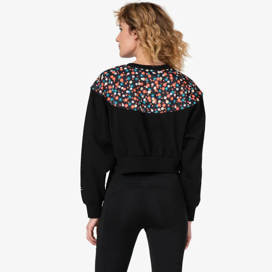 Nike Dukserica W NSW HRTG CREW FLC FLORAL 