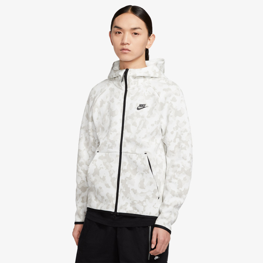 Nike m nsw tch hot sale flc hoodie fz aop