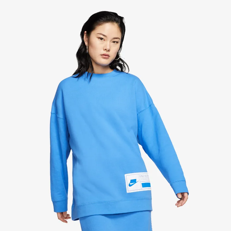 Nike Majica dugih rukava W NSW NSW FLC CREW OVERSIZE 