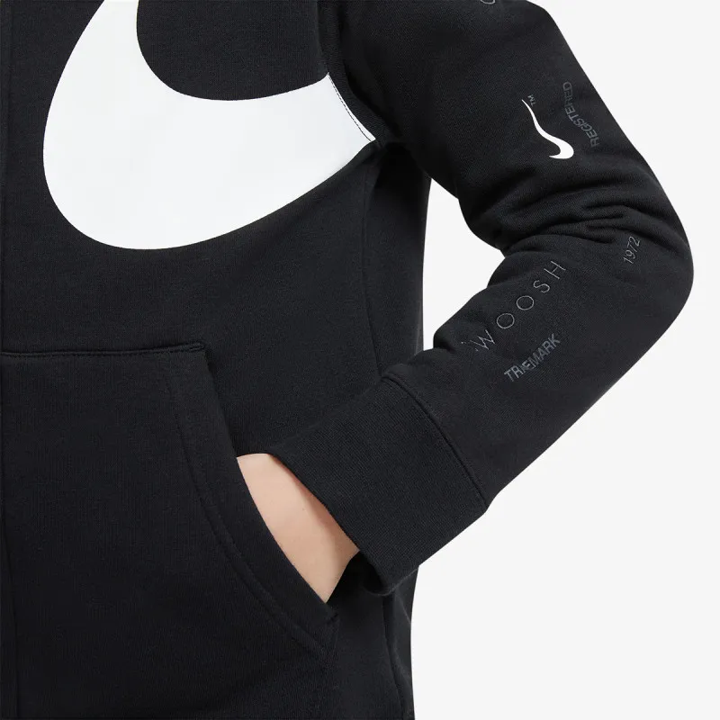 Nike Dukserica B NSW SWOOSH FLC FZ 