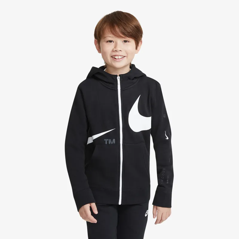 Nike Dukserica B NSW SWOOSH FLC FZ 