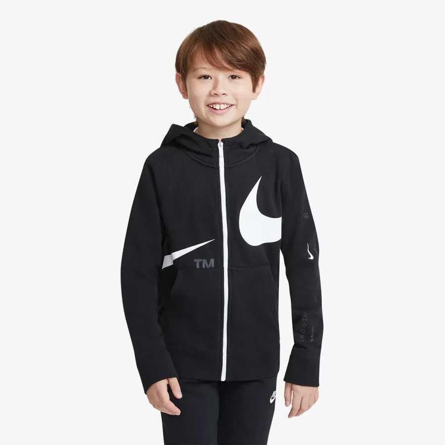 Nike Dukserica B NSW SWOOSH FLC FZ 