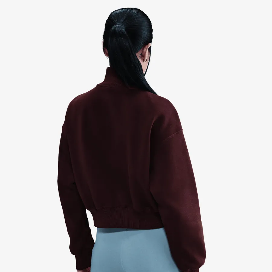 Nike Dukserica W NSW PHNX FLC QZ CROP 