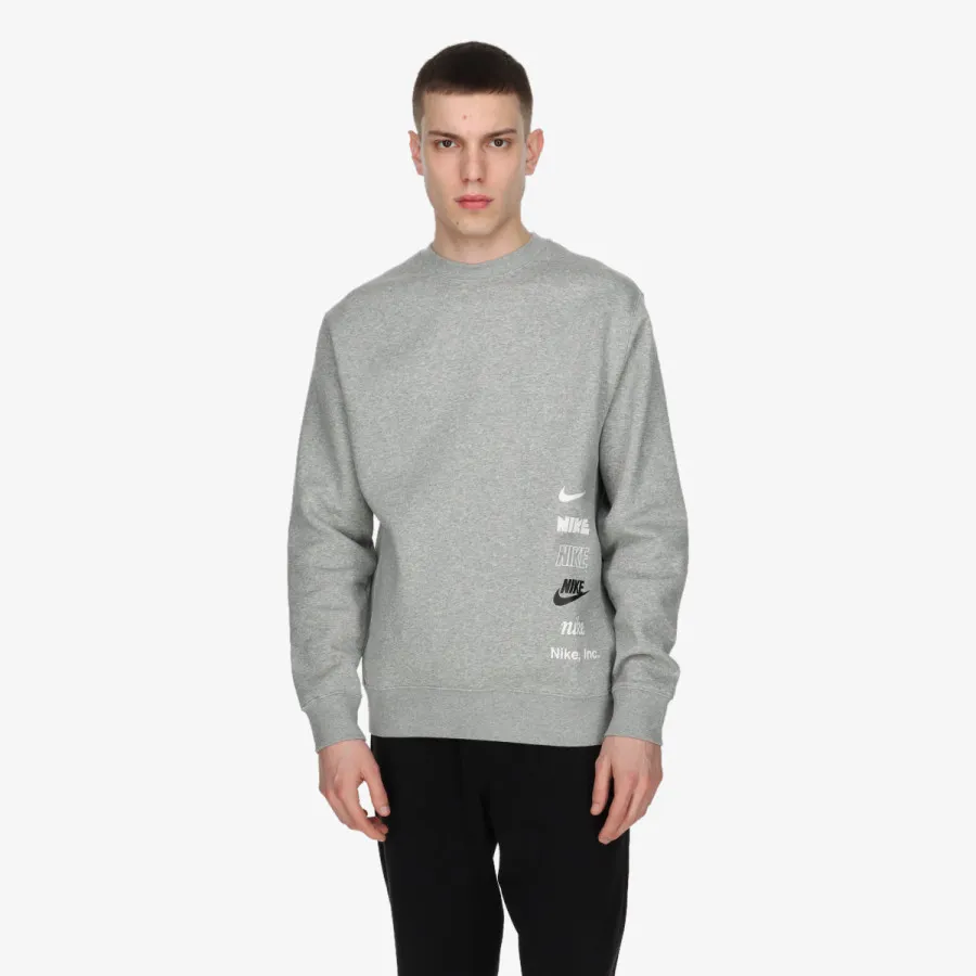 Nike Majica dugih rukava M NK CLUB + BB CREW MLOGO 