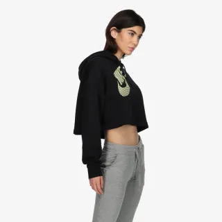 Nike Dukserica W NSW FLC PO HOODIE CROP DNC 